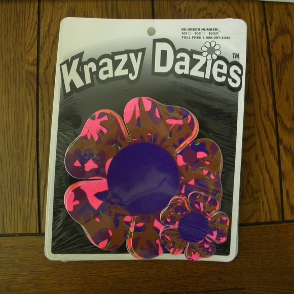 Vintage Krazy Dazies Vinyl Stickers set of 3 - Picture 6 of 7